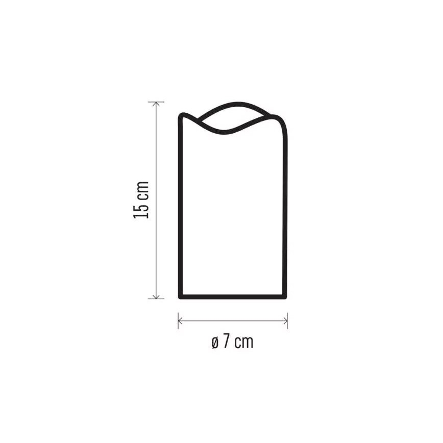 LED julelys LED/3xAAA stjernedesign varmt hvidt lys