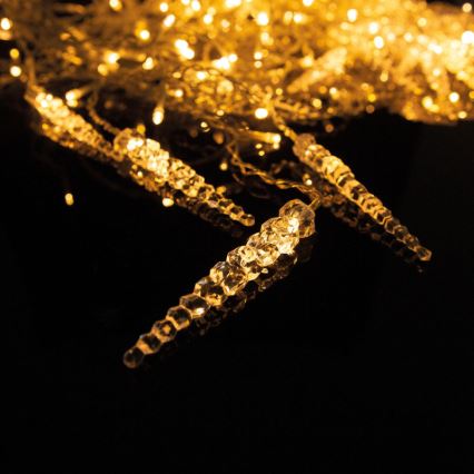 LED julelysgardin til udendørs brug, 180 LED, 3,5 x 0,7 m, IP44, varm hvid