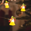 LED-julelyskæde 20xLED/2xAA 2,2 m varm hvid