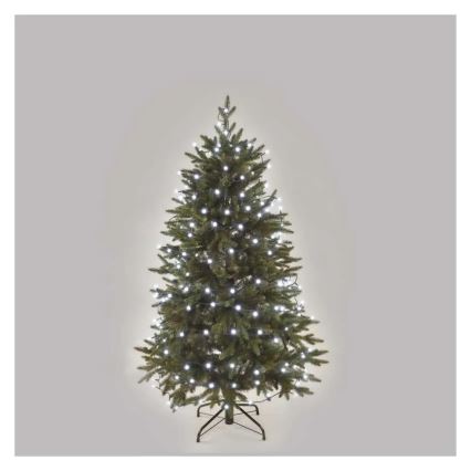 LED Julelyskæde 300xLED/8 funktioner 35m kold hvid