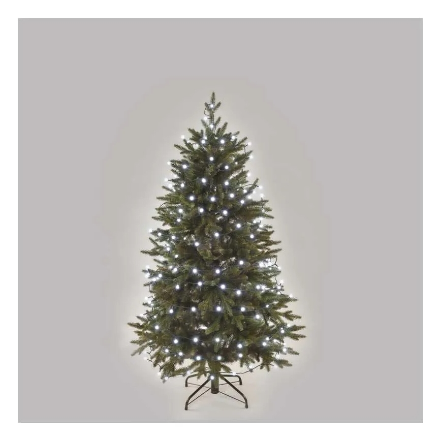 LED Julelyskæde 300xLED/8 funktioner 35m kold hvid