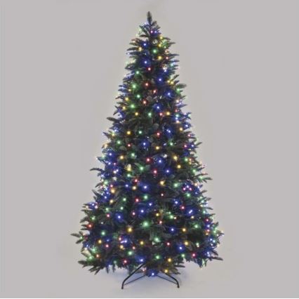 LED julelyskæde 480xLED/53m IP44 multifarvet