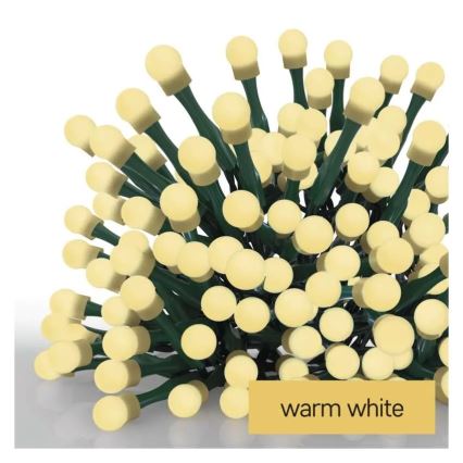 LED Julelyskæde 480xLED/8 funktioner 53m IP44 varm hvid