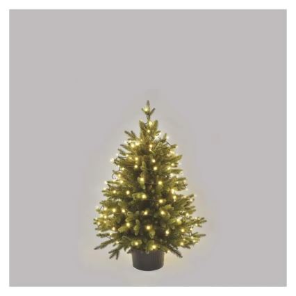 LED julelyskæde 80 LED/230V/8 funktioner 13 m IP44 varm hvid