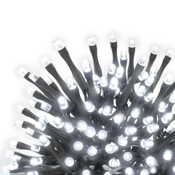 LED julelyskæde til udendørs brug 100 x LED/15 m IP44 kold hvid