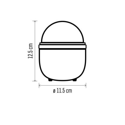 LED juleprojektor LED/3xAA