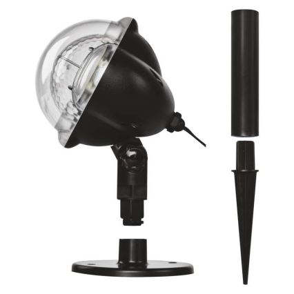 LED juleprojektor til udendørs brug LED/4W/230V IP44 kold hvid