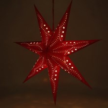 LED julestjerne LED/3xAA rød