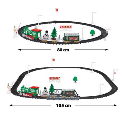 LED juletog LED/2xAA varm hvid