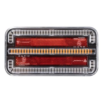 LED Kombinationslygte m. dynamisk blinklys LED/12-24V IP65