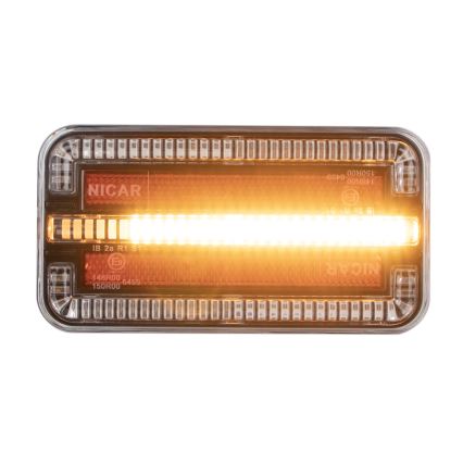 LED Kombinationslygte m. dynamisk blinklys LED/12-24V IP65