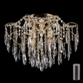 LED Krystalloftetlampe 4xE27/60W/230V + 4xLED/3W + fjernbetjening