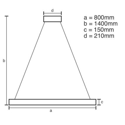 LED krystalpendel dæmpbar LED/55W/230V 3000-6500K + fjernbetjening