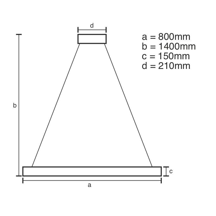 LED krystalpendel dæmpbar LED/55W/230V 3000-6500K + fjernbetjening