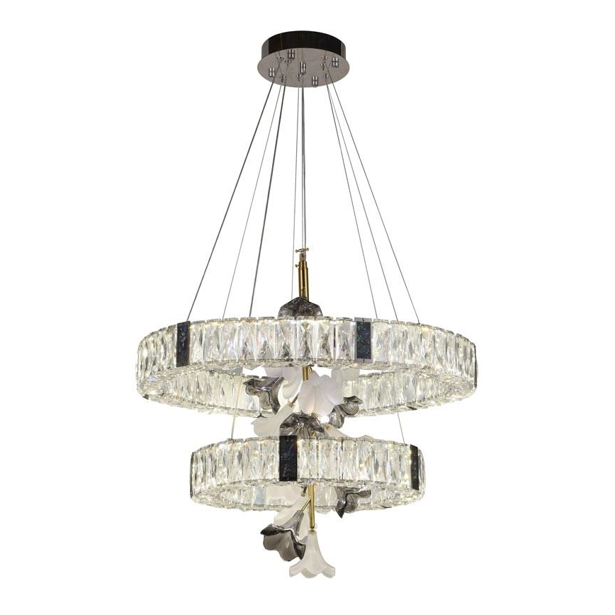 LED krystalpendel dæmpbar LED/70W/230V 3000-6500K + fjernbetjening