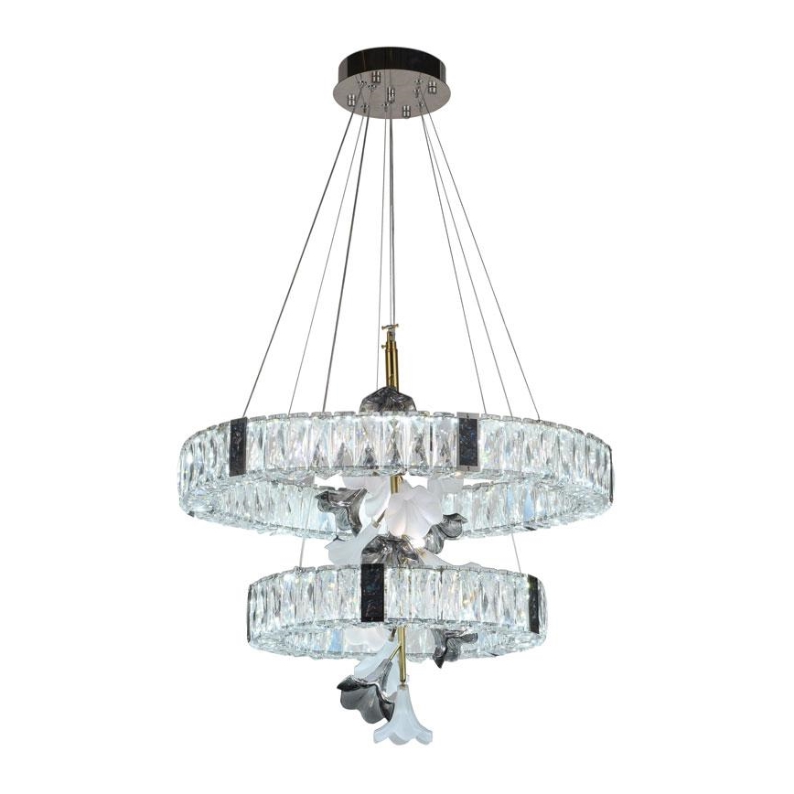 LED krystalpendel dæmpbar LED/70W/230V 3000-6500K + fjernbetjening