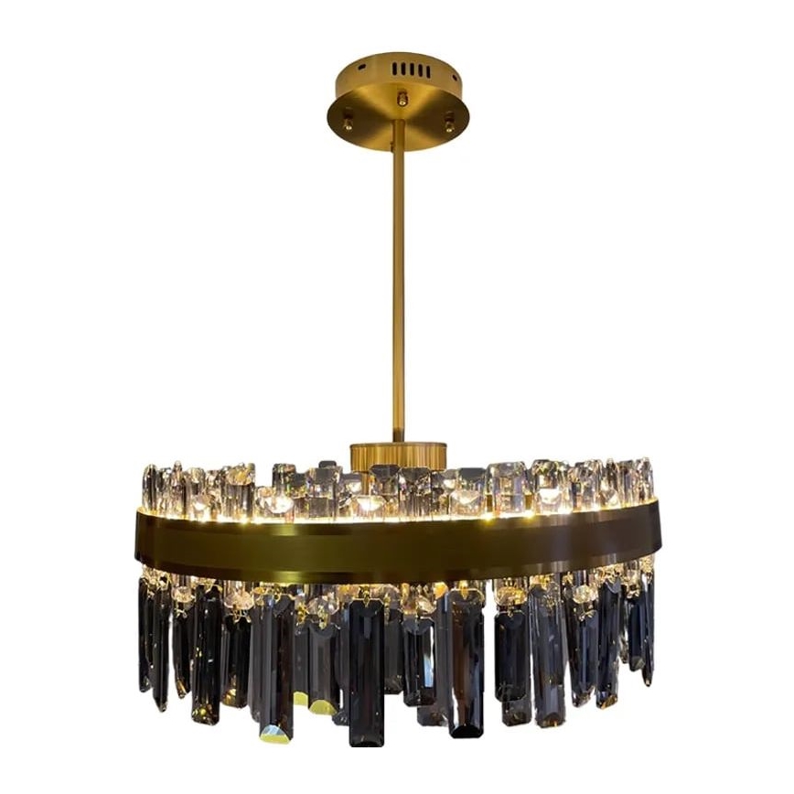 LED krystalpendel dæmpbar LED/80W/230V 3000-6500K + fjernbetjening