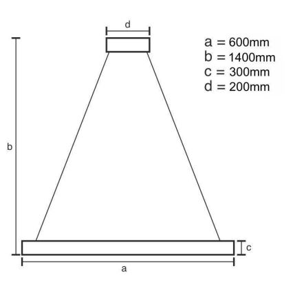 LED krystalpendel dæmpbar LED/80W/230V 3000-6500K + fjernbetjening