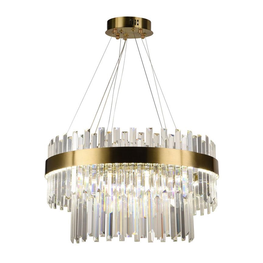 LED krystalpendel dæmpbar LED/80W/230V 3000-6500K + fjernbetjening