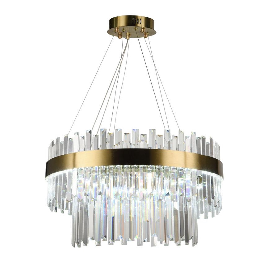 LED krystalpendel dæmpbar LED/80W/230V 3000-6500K + fjernbetjening