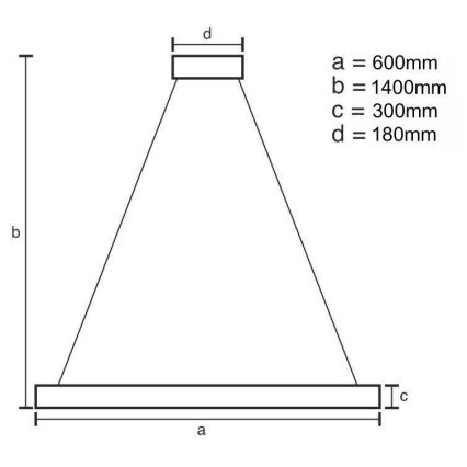 LED krystalpendel dæmpbar LED/80W/230V 3000-6500K + fjernbetjening