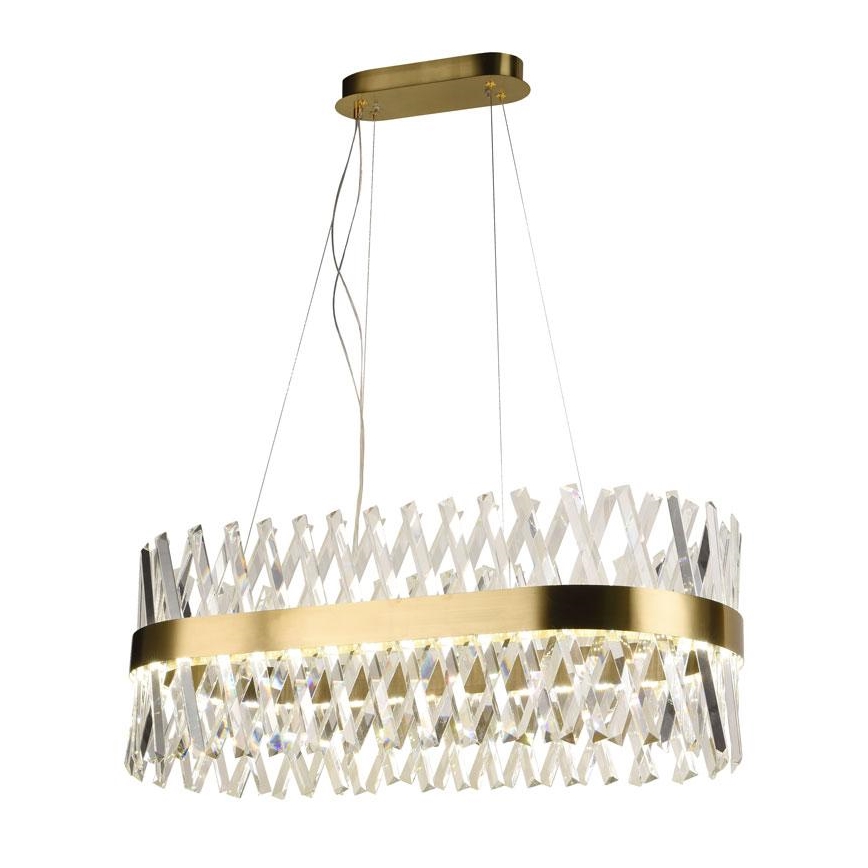 LED krystalpendel dæmpbar LED/90W/230V 3000-6500K + fjernbetjening