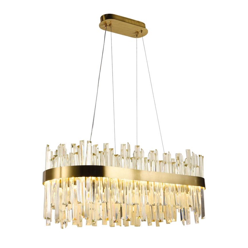 LED krystalpendel dæmpbar LED/90W/230V 3000-6500K + fjernbetjening