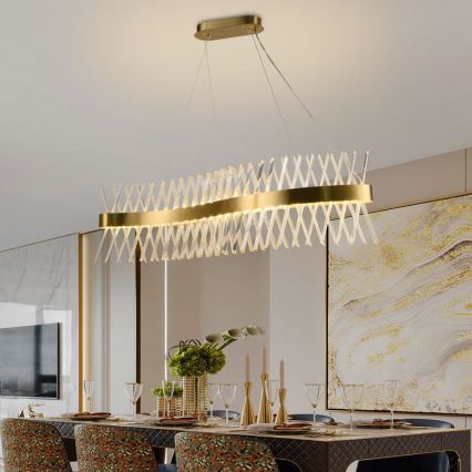 LED krystalpendel dæmpbar LED/95W/230V 3000-6500K + fjernbetjening