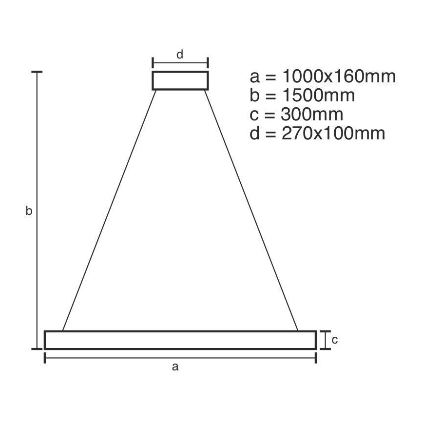 LED krystalpendel dæmpbar LED/95W/230V 3000-6500K + fjernbetjening