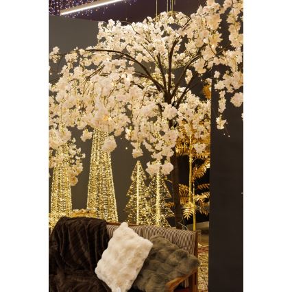 LED Kunstigt og dekorativt juletræ CHERRY TREE 288xLED/230V 2,5 m kirsebær