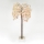 LED Kunstigt og dekorativt juletræ CHERRY TREE 84xLED/230V 1,7 m kirsebær