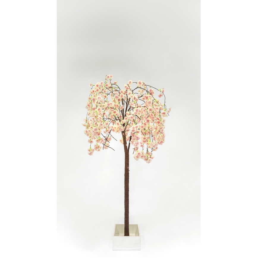 LED Kunstigt og dekorativt juletræ CHERRY TREE 84xLED/230V 1,7 m kirsebær
