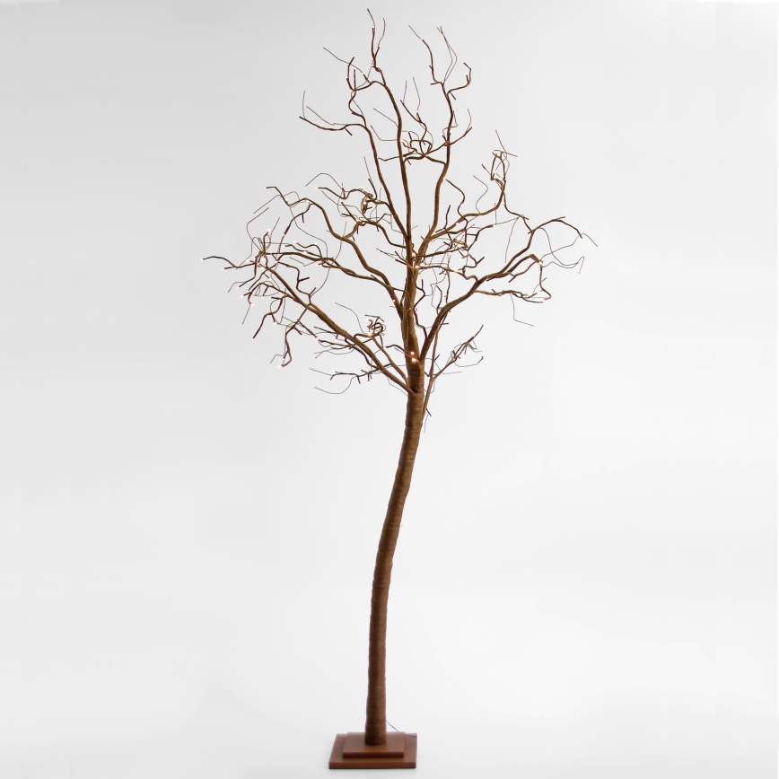 LED Kunstigt og dekorativt juletræ TREE 176xLED/230V 2,5 m