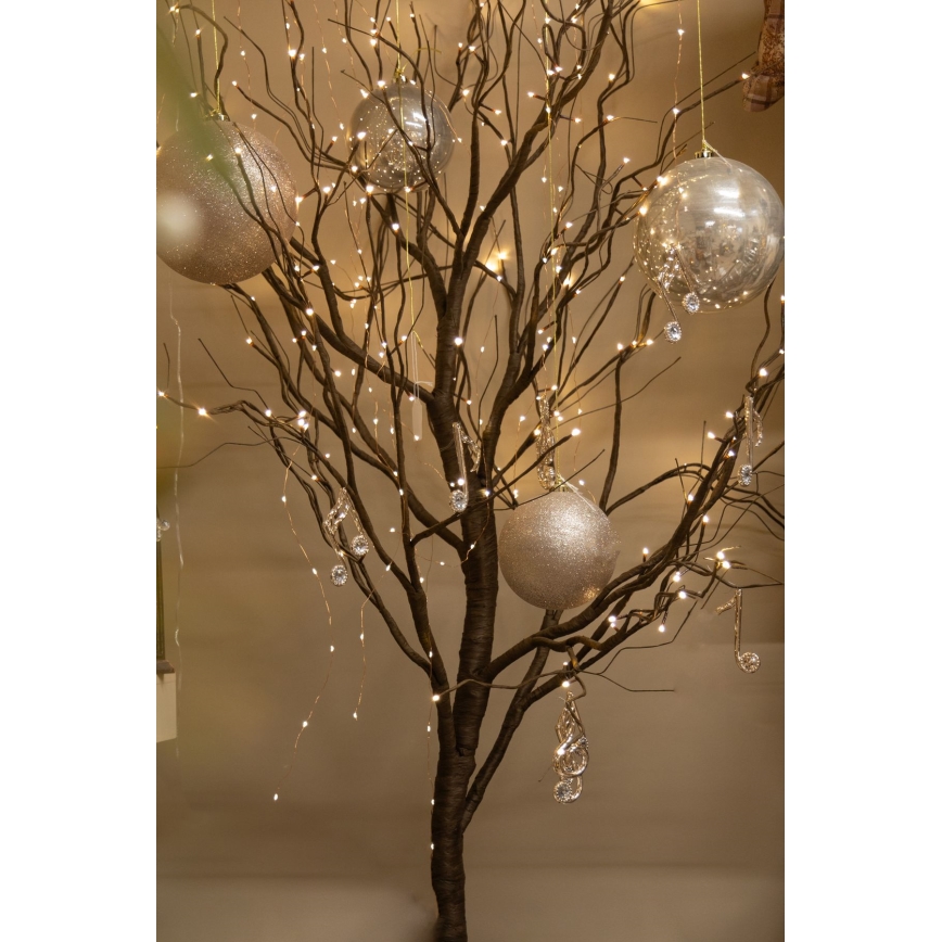 LED Kunstigt og dekorativt juletræ TREE 176xLED/230V 2,5 m