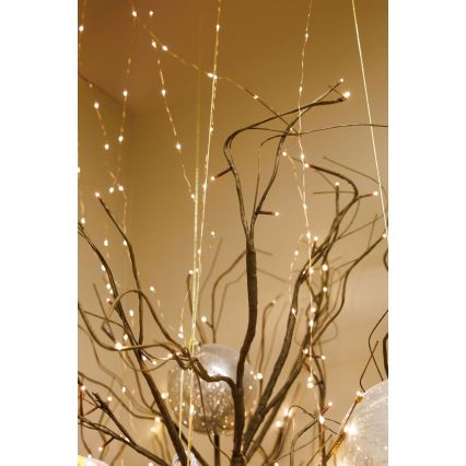 LED Kunstigt og dekorativt juletræ TREE 176xLED/230V 2,5 m