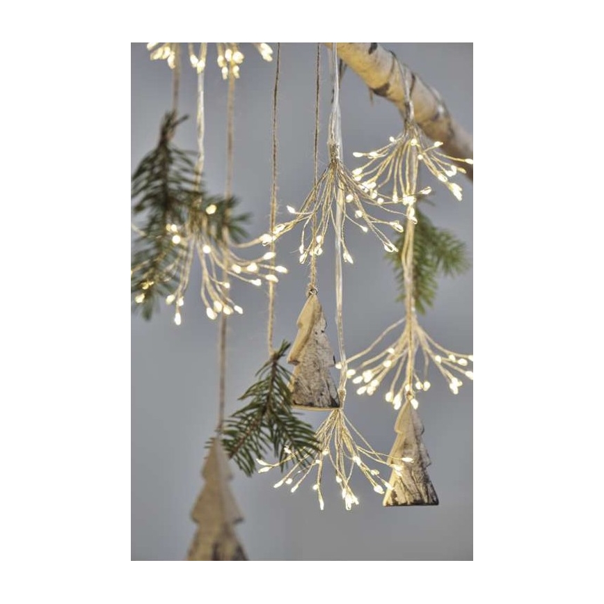 LED-kæde 150xLED/5,35m varm hvid