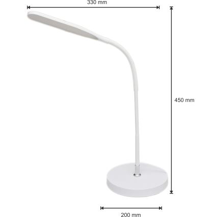 LED lampe dæmpbar 3-i-1 LED/10W/230V 3000/4000/6000K CRI 90 hvid