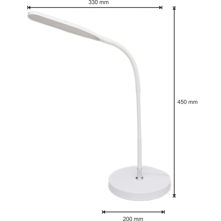 LED lampe dæmpbar 3-i-1 LED/10W/230V 3000/4000/6000K CRI 90 hvid