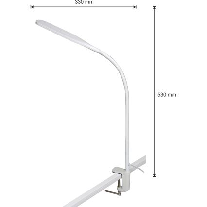 LED lampe dæmpbar 3-i-1 LED/10W/230V 3000/4000/6000K CRI 90 hvid