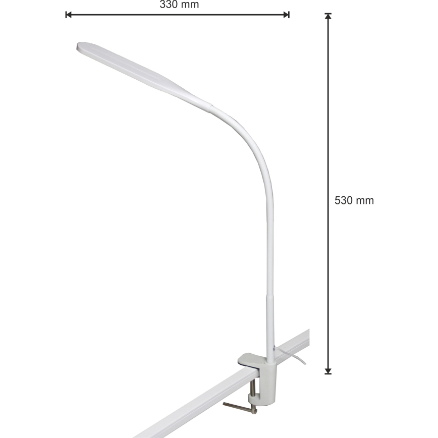 LED lampe dæmpbar 3-i-1 LED/10W/230V 3000/4000/6000K CRI 90 hvid