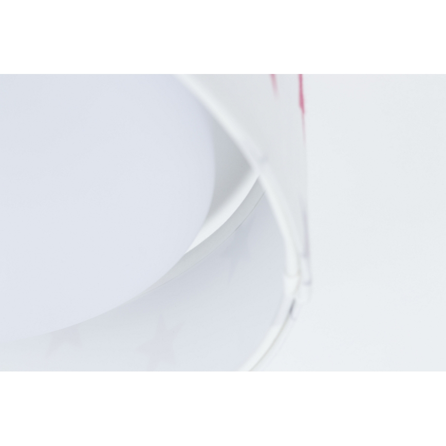 LED loftlampe dæmpbar SMART GALAXY KIDS LED/24W/230V 3000-6500K stjerner hvid/lyserød/grå + fjernbetjening