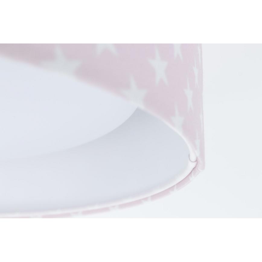 LED loftlampe dæmpbar SMART GALAXY KIDS LED/24W/230V 3000-6500K stjerner lyserød/hvid + fjernbetjening