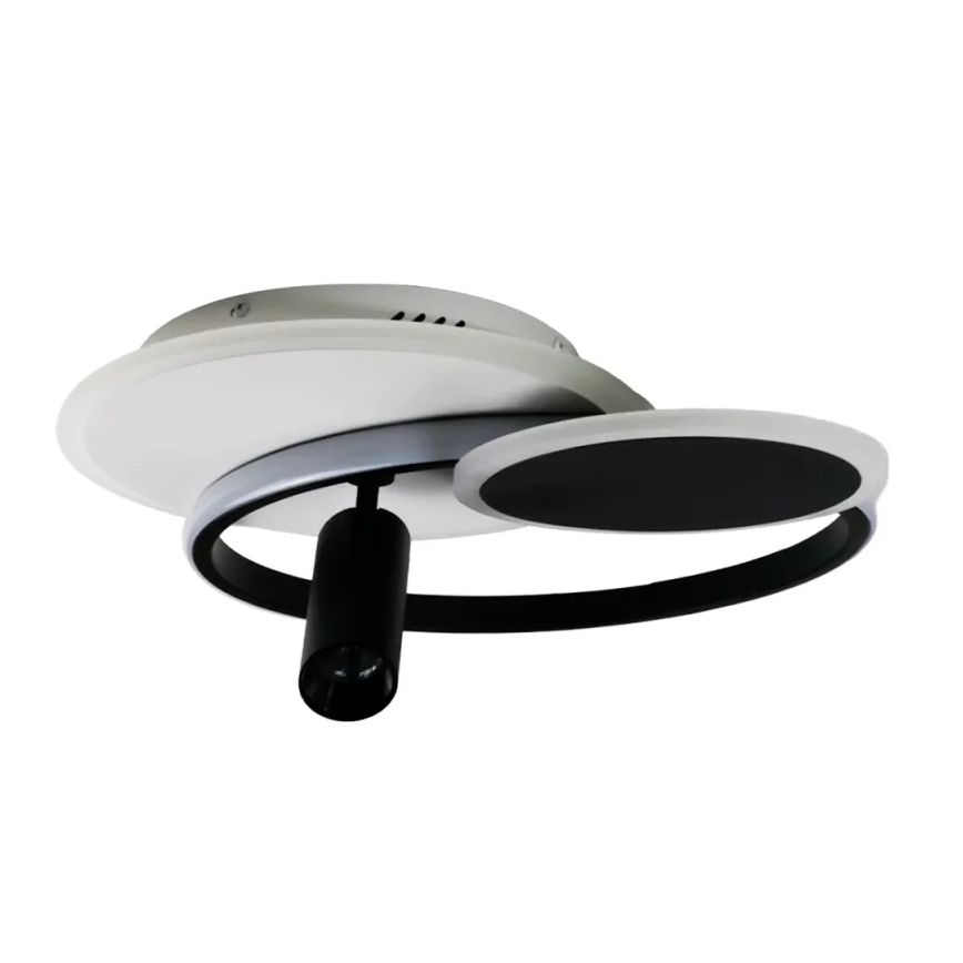 LED loftlampe dæmpbar LED/65W/230V 3000-6500K hvid/sort + fjernbetjening