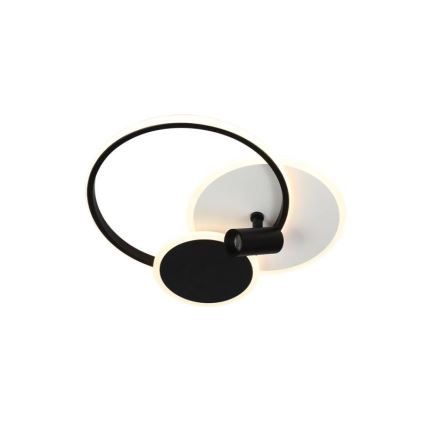LED loftlampe dæmpbar LED/65W/230V 3000-6500K hvid/sort + fjernbetjening