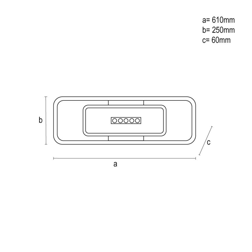LED loftlampe dæmpbar LED/75W/230V 3000-6500K hvid/sort + fjernbetjening