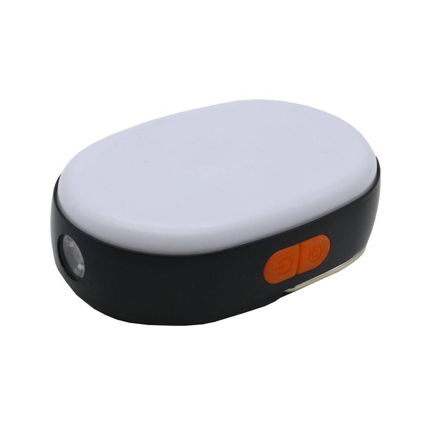 LED lampe m. powerbank-funktion dæmpbar og genopladelig K4 LED/1W/5V 3000-6500K IPX4 4000 mAh sort