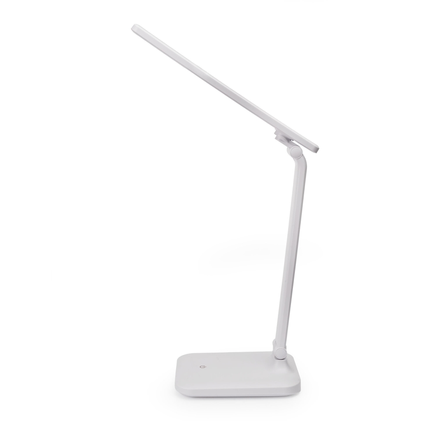 LED Bordlampe m. trådløs opladning og touch-funktion dæmpbar og USB-port REMUS LED/5W/230V hvid