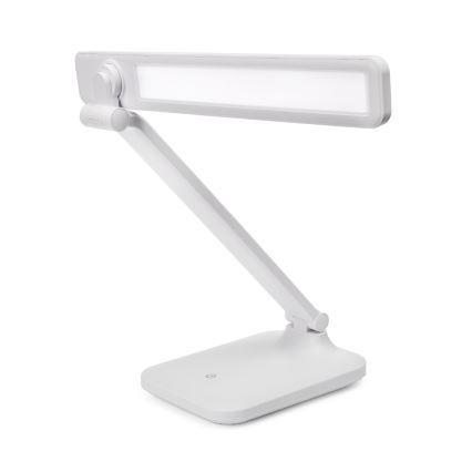 LED Bordlampe m. trådløs opladning og touch-funktion dæmpbar og USB-port REMUS LED/5W/230V hvid