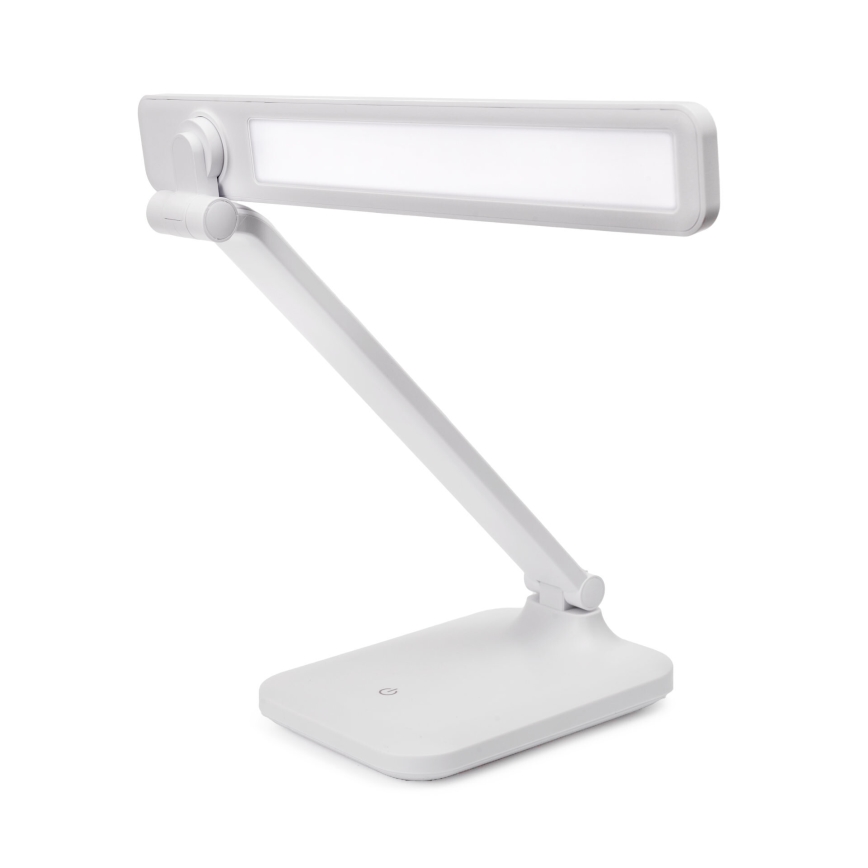 LED Bordlampe m. trådløs opladning og touch-funktion dæmpbar og USB-port REMUS LED/5W/230V hvid