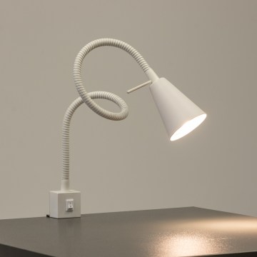 LED-lampe med klemme 1xGU10/4,7W/230V hvid